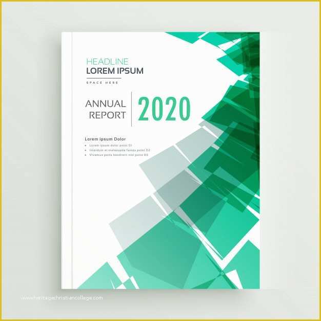 Report Cover Page Template Microsoft Word Free Download Of Abstract Green Business Book Cover Page or Brochure