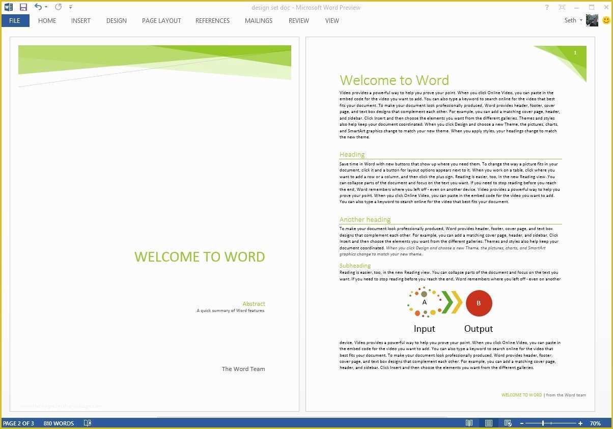Report Cover Page Template Microsoft Word Free Download Of Starting Off Right Templates and Built In Content In the