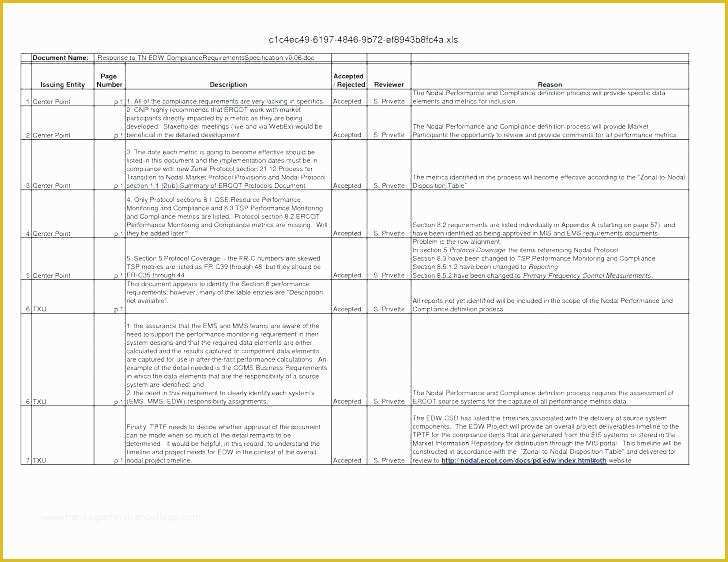 Requirements Gathering Template Excel Free Of 97 Requirements Gathering Document Requirements