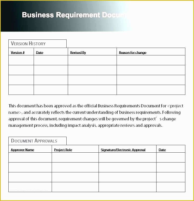 Requirements Gathering Template Excel Free Of Requirements Gathering