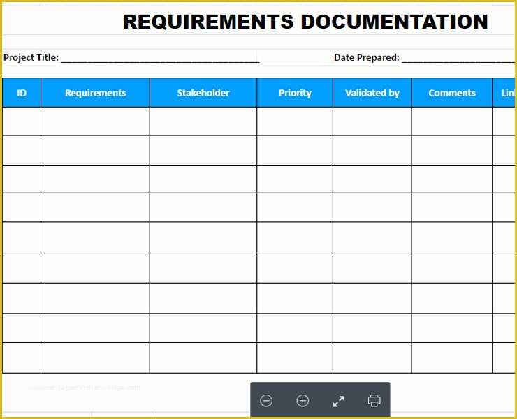 Requirements Gathering Template Excel Free Of Plm Requirements Management Template Excel File
