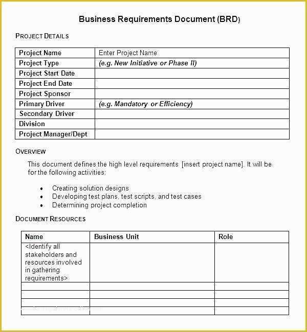 Requirements Gathering Template Excel Free Of Requirement Gathering Template for software Development