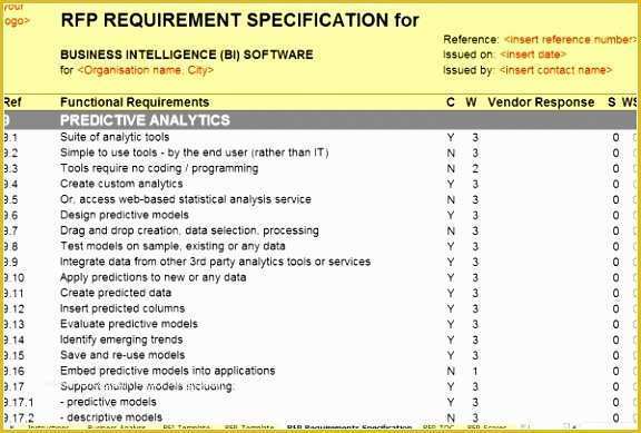 Requirements Gathering Template Excel Free Of Requirements Gathering Template Excel Free