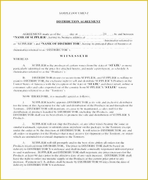 Reseller Agreement Template Free Download Of Awesome Reseller Agreement Template Free Download