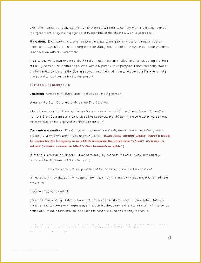 Reseller Agreement Template Free Download Of License Agreement Template Free Download Free License