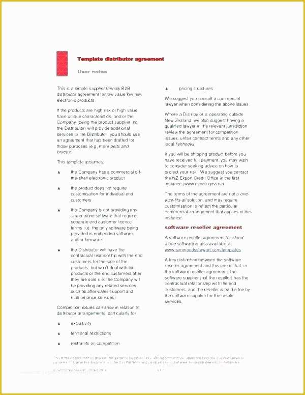 Reseller Agreement Template Free Download Of Resale Agreement Template Car Resale Agreement format