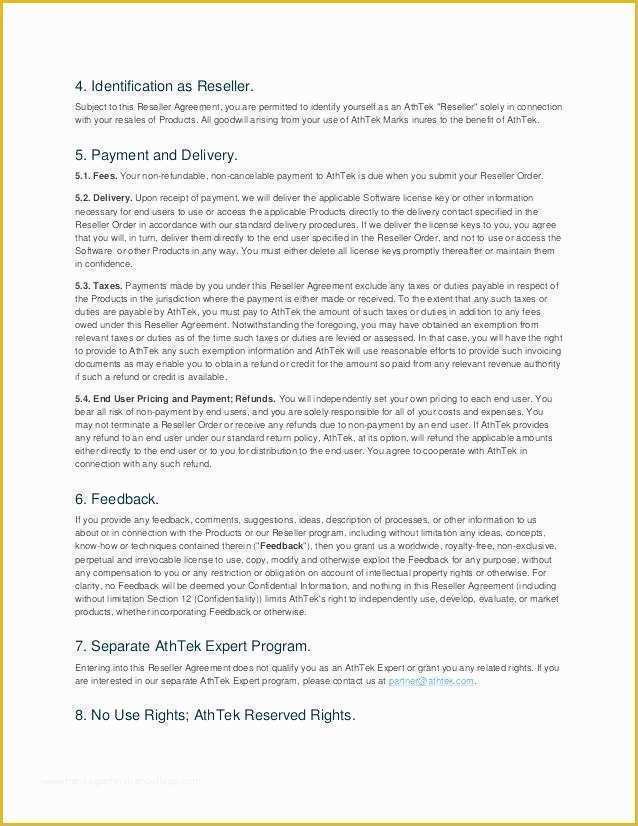 Reseller Agreement Template Free Download Of Reseller Contract Template Reseller Agreement Template