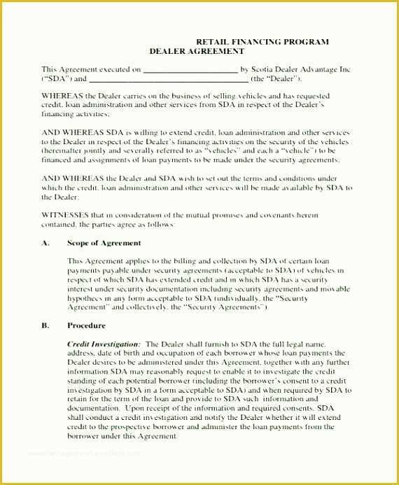 Reseller Agreement Template Free Of 10 Reseller Agreement Template Besttemplatess123