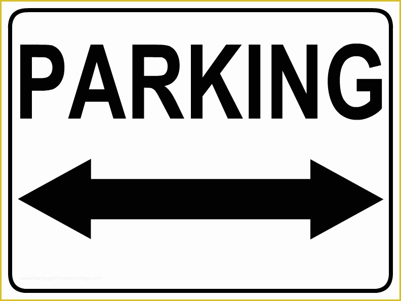 Reserved Parking Sign Template Free Of Parking Templates