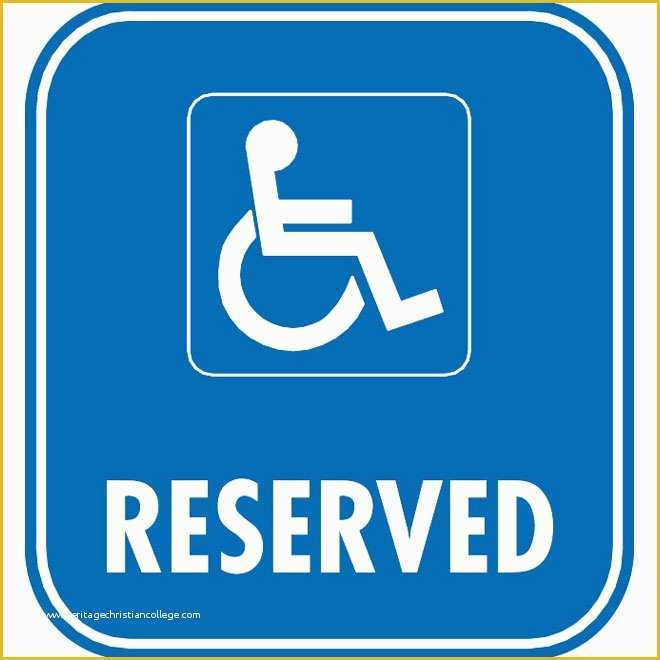 Reserved Parking Sign Template Free Of Reserved Parking Vector Road Sign Download at Vectorportal