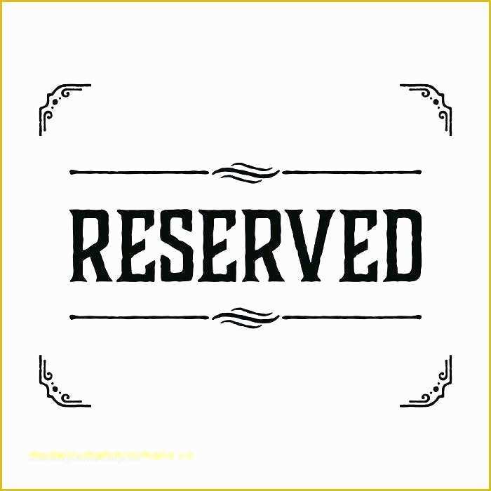23 Reserved Parking Sign Template Free