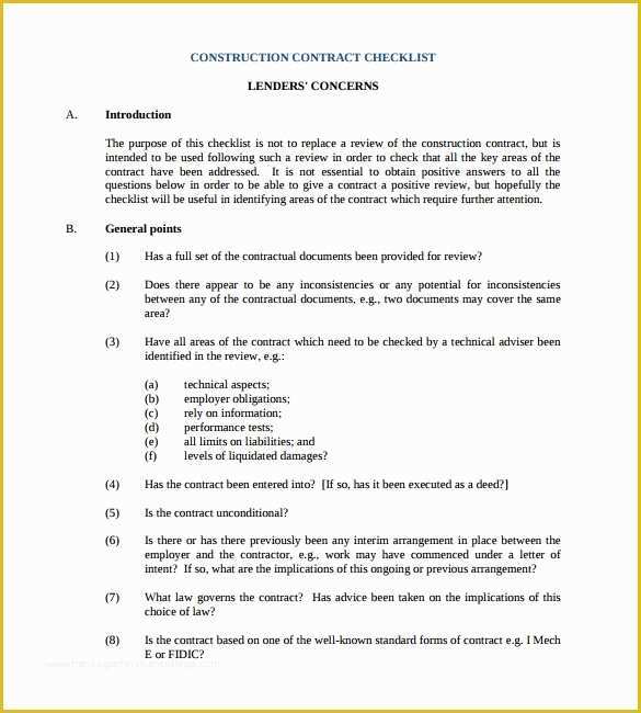 Residential Construction Contract Template Free Of 9 Construction Contract Templates – Pdf Word Pages
