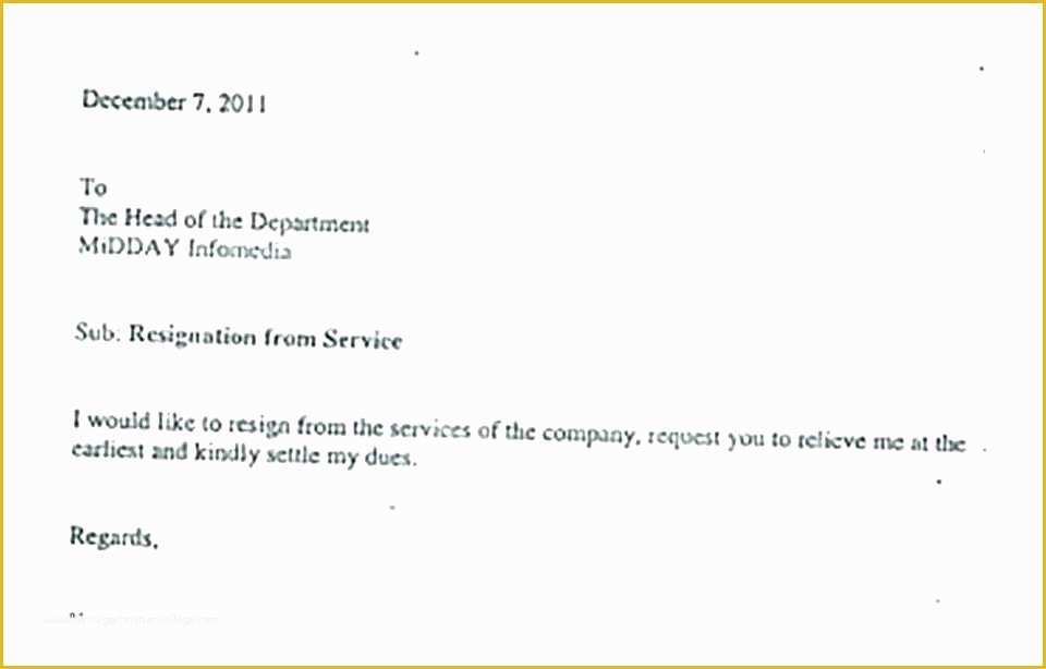Resignation Letter Template Free Download Of Notice Resignation Free Samples Examples format