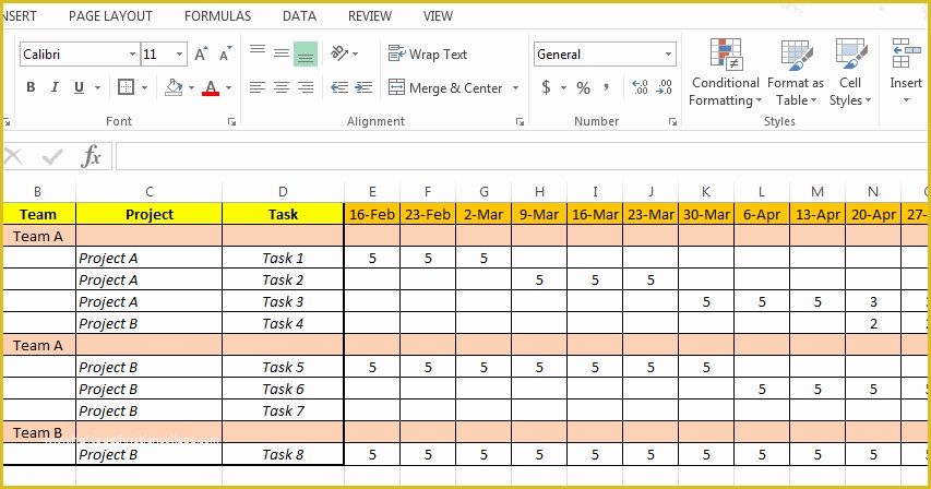Resource Allocation Template Excel Free Of Excel Based Resource Plan Template Free
