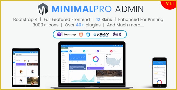 Responsive Bootstrap Dashboard Template Free Download Of Minimal Pro Responsive Bootstrap 4 Admin Dashboard