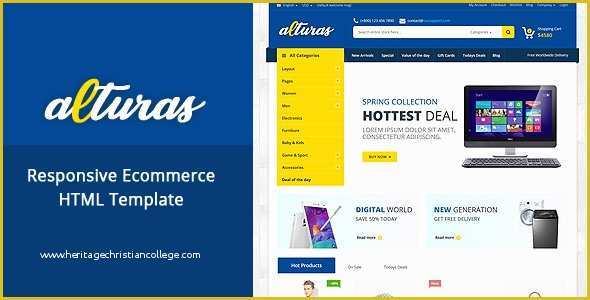 Responsive Ecommerce HTML Template Free Download Of Alturas – Responsive E Merce HTML5 Template – Download