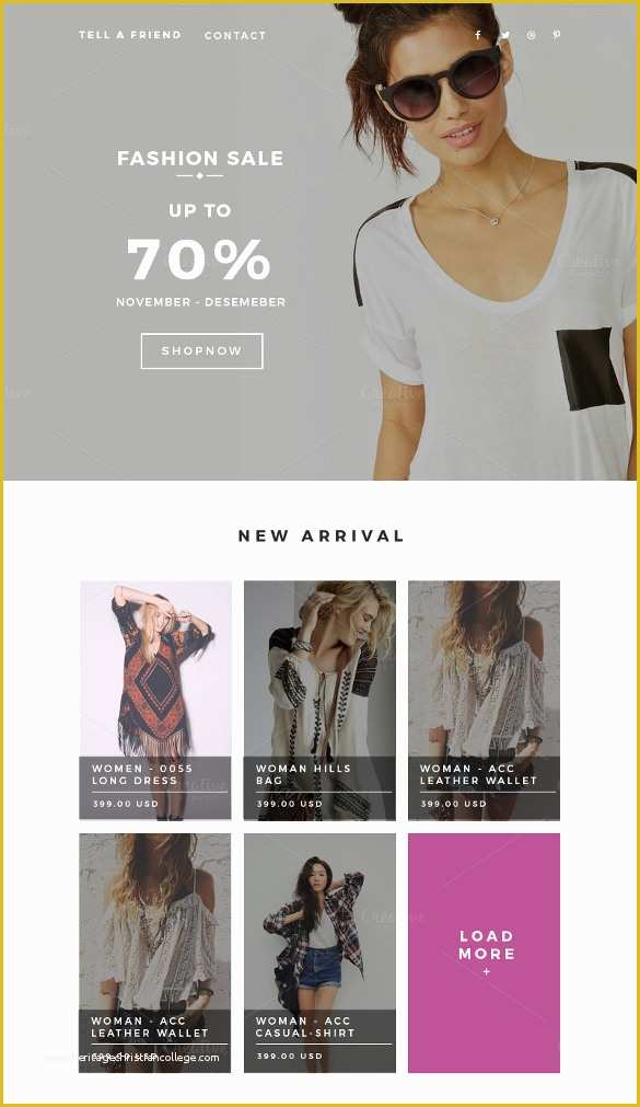 Responsive Fashion Website Templates Free Download Of 20 Retail HTML5 themes & Templates