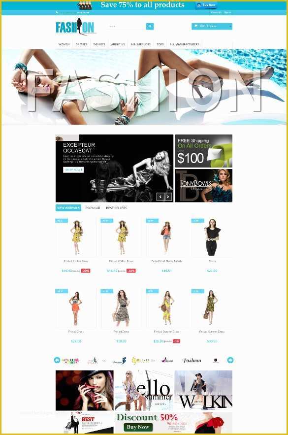 Responsive Fashion Website Templates Free Download Of 31 Fashion Designers Website themes & Templates