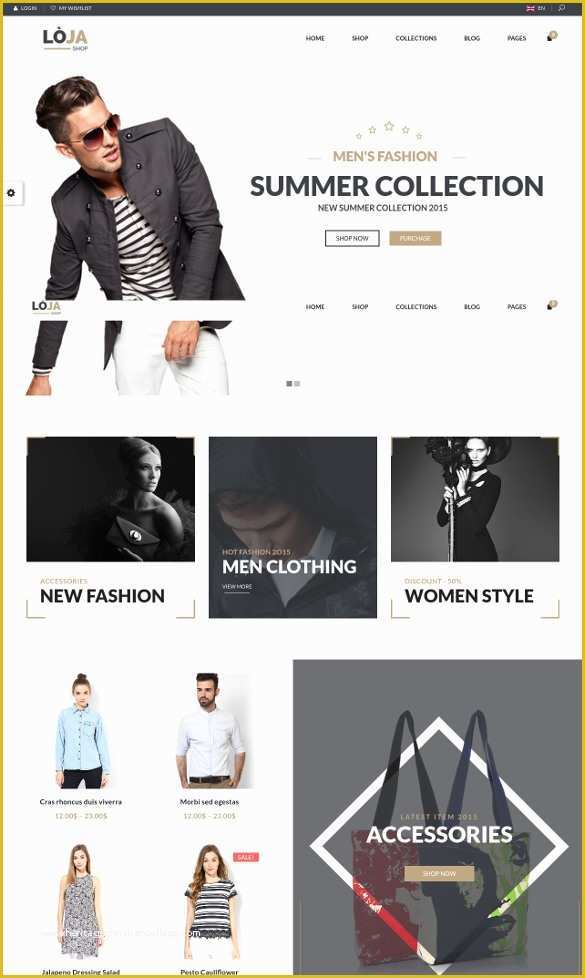 Responsive Fashion Website Templates Free Download Of 32 Fashion Designers Website themes & Templates