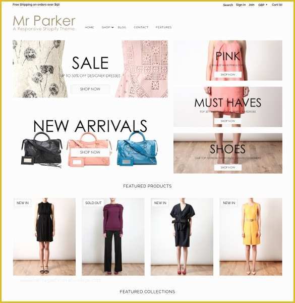 Responsive Fashion Website Templates Free Download Of 44 Fashion Website themes & Templates