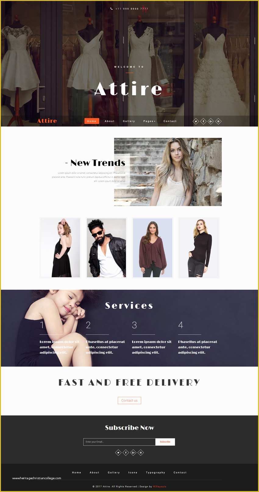Responsive Fashion Website Templates Free Download Of attire A Fashion Category Bootstrap Responsive Web Template