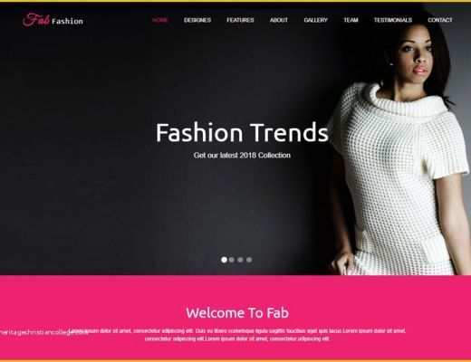 Responsive Fashion Website Templates Free Download Of Fashion Responsive HTML5 Web Template Free Download