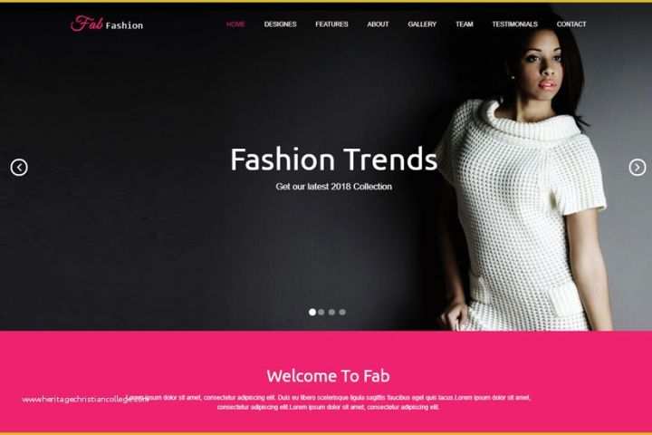 Responsive Fashion Website Templates Free Download Of Fashion Responsive HTML5 Web Template Free Download