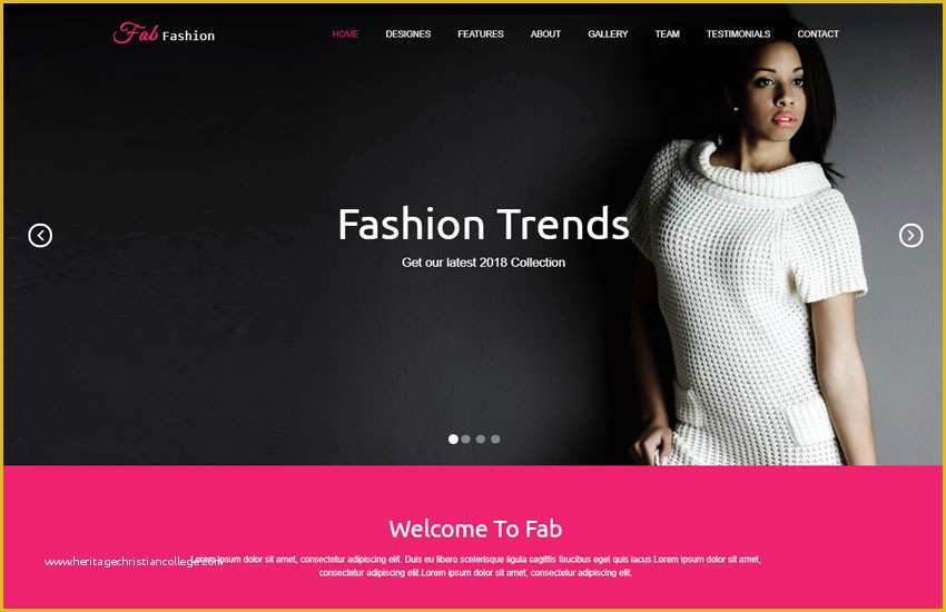 Responsive Fashion Website Templates Free Download Of Fashion Responsive HTML5 Web Template Free Download