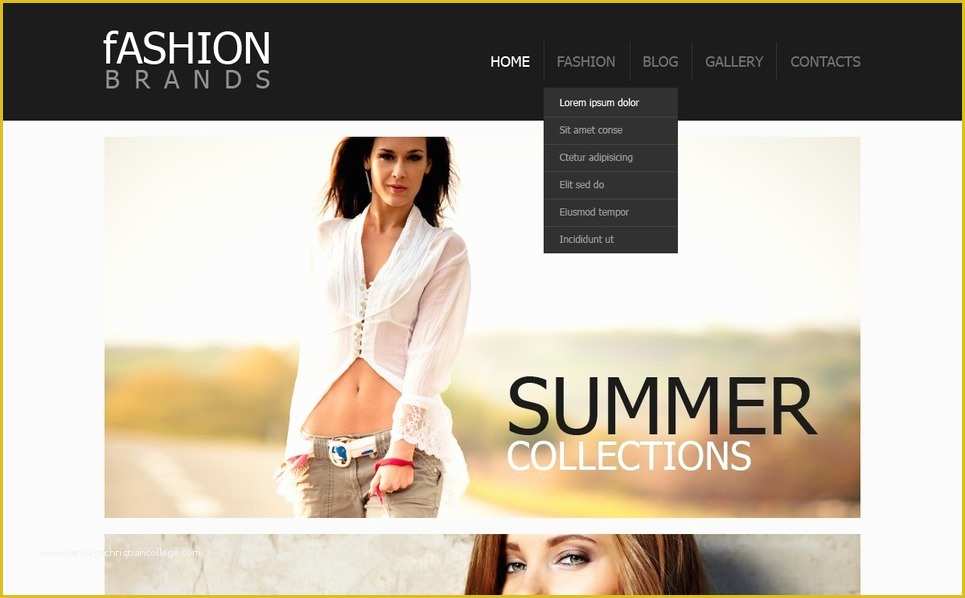 Responsive Fashion Website Templates Free Download Of Fashion Responsive Website Template