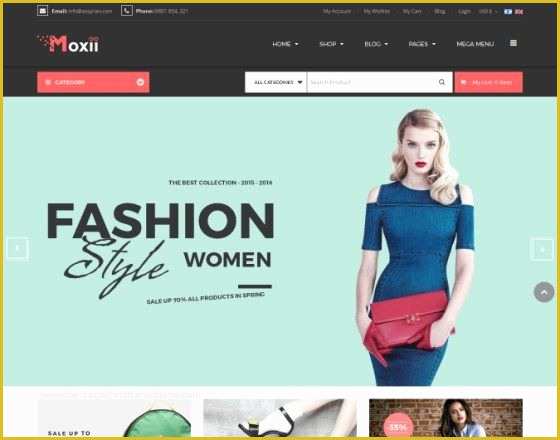 Responsive Fashion Website Templates Free Download Of Vinagecko Moxii Download Responsive Fashion Virtuemart