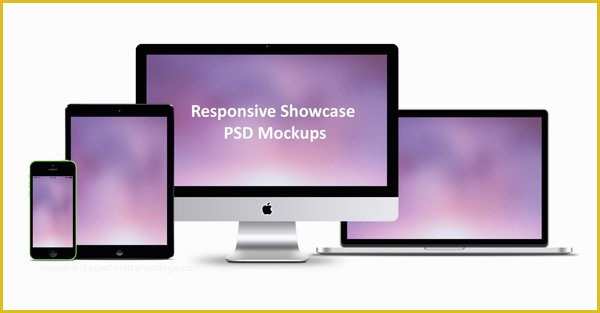 Responsive Website Templates Psd Free Download Of Free Responsive Showcase Psd Mockups Psd Files Vectors