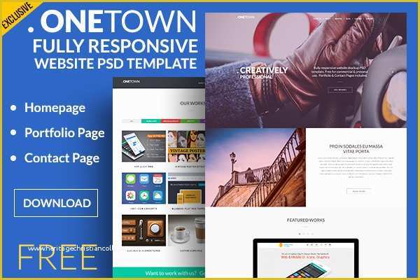 Responsive Website Templates Psd Free Download Of Fully Responsive Portfolio Website Template Psd Download