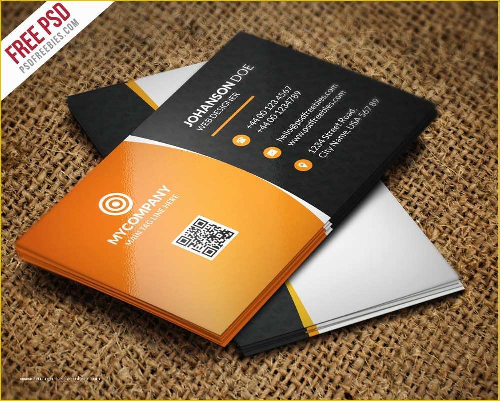 Restaurant Business Card Template Free Download Of 100 Free Business Cards Psd the Best Of Free Business Cards