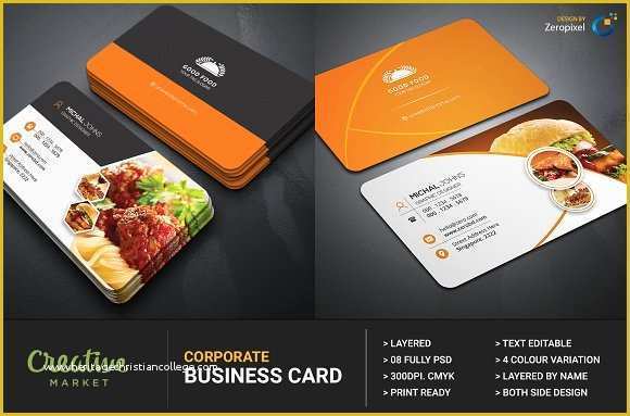 Restaurant Business Card Template Free Download Of Restaurant Business Card Business Card Templates On