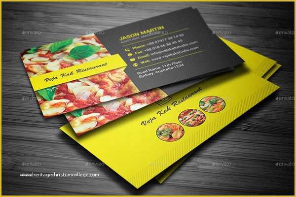 Restaurant Business Cards Templates Free Of 20 Best Catering Services Business Card Templates Free