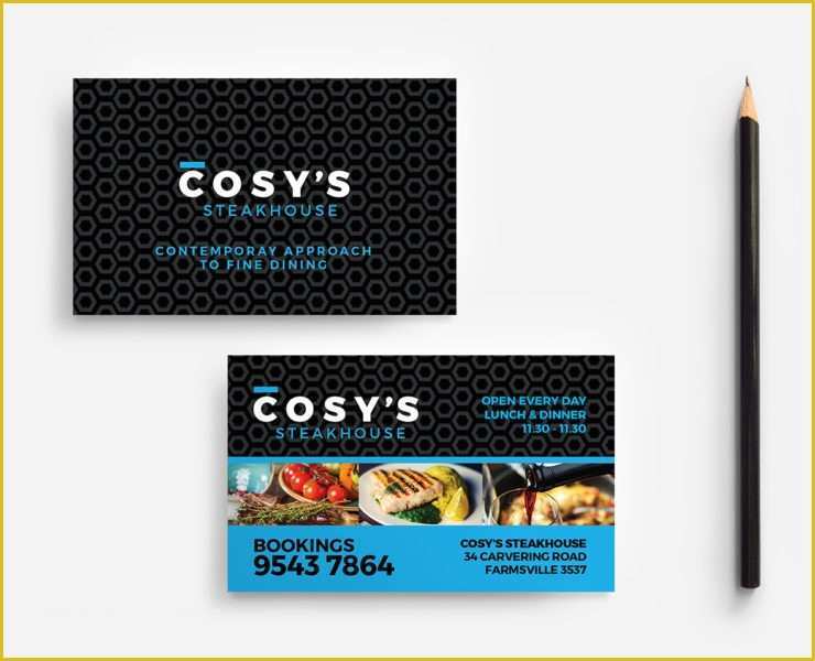 Restaurant Business Cards Templates Free Of Free Loyalty Card Templates for Shop & Illustrator