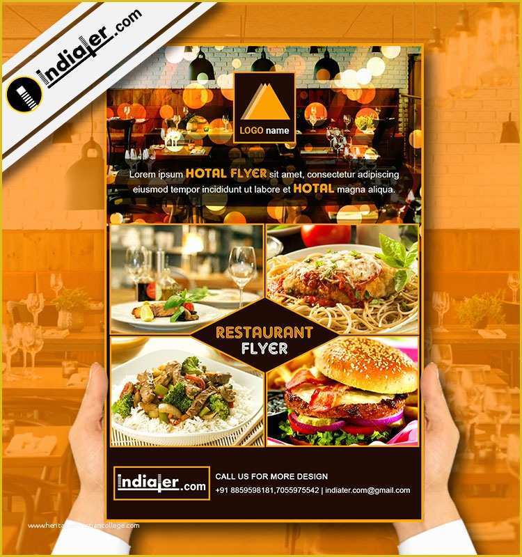 Restaurant Flyers Templates Free Of Indiater
