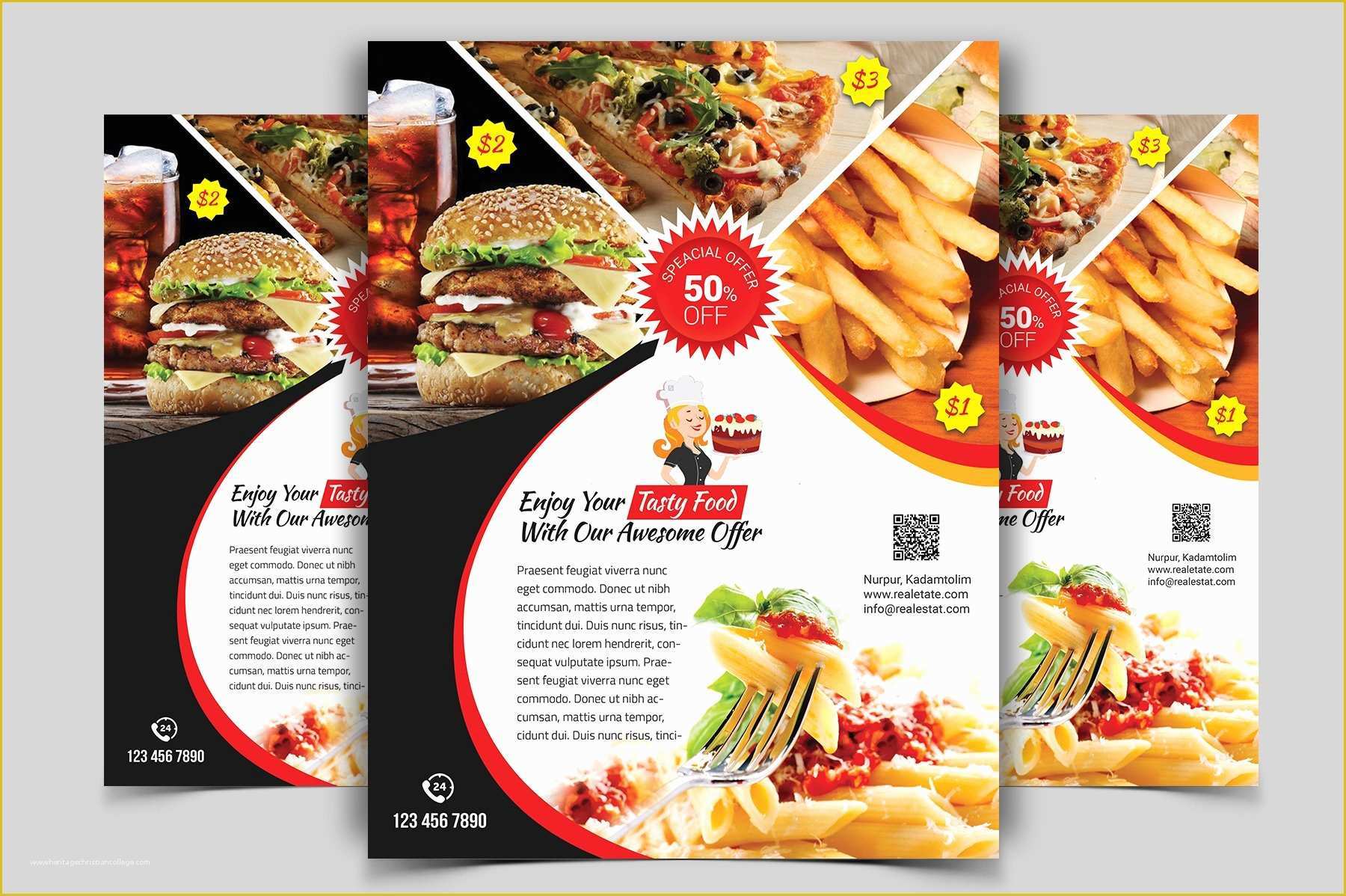 Restaurant Flyers Templates Free Mryn Ism