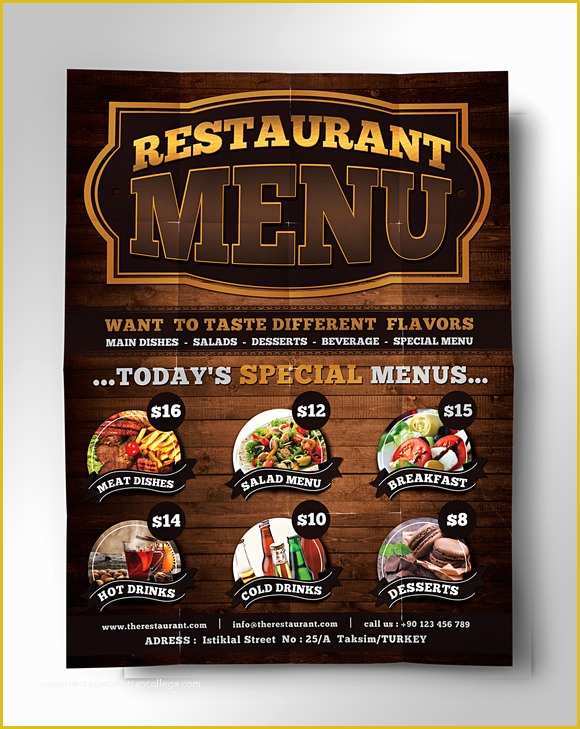 Restaurant Flyers Templates Free Of Texas Restaurant Flyer Flyer Templates On Creative Market