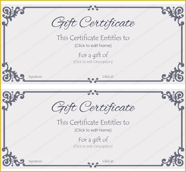 Restaurant Gift Certificate Template Free Download Of Corporate Gift Certificate Template Create Gift Certificates