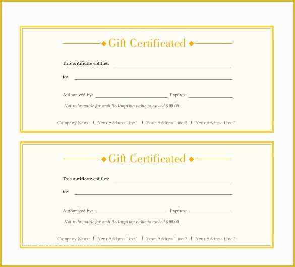 Restaurant Gift Certificate Template Free Download Of Download Gift Certificate Template for Free Tidytemplates