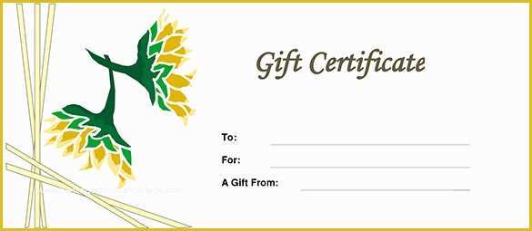 Restaurant Gift Certificate Template Free Download Of Gift Certificate Template – 34 Free Word Outlook Pdf