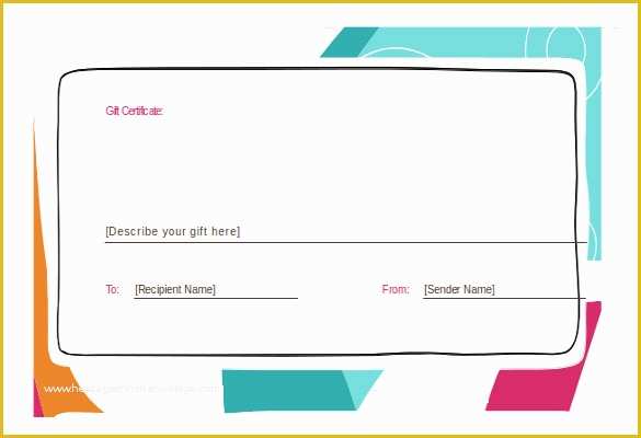 Restaurant Gift Certificate Template Free Download Of Gift Certificate Template – 34 Free Word Outlook Pdf