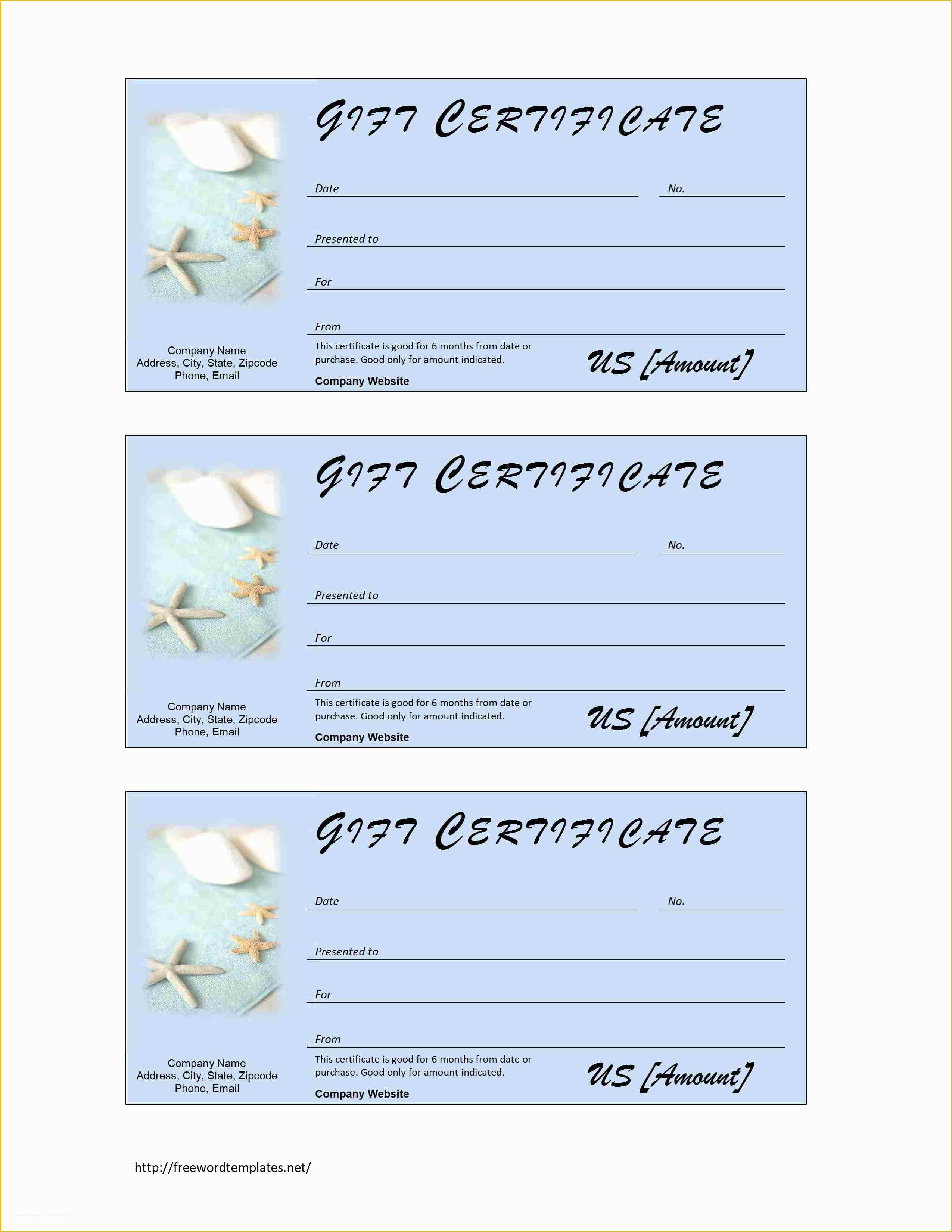 41 Restaurant Gift Certificate Template Free Download