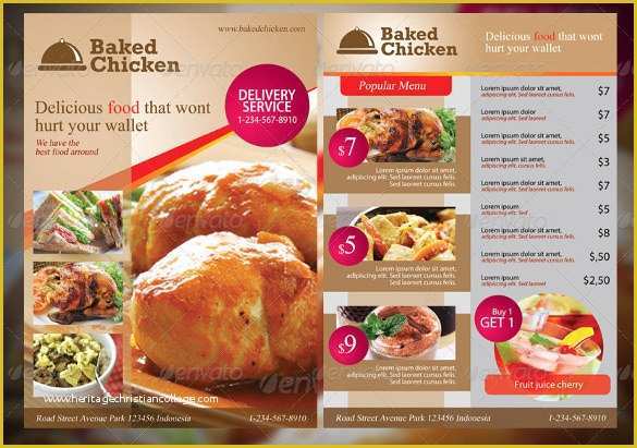 Restaurant Menu Design Templates Free Download Of 40 Menu Design Templates – Free Sample Example format