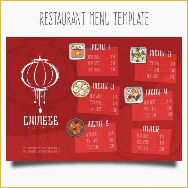 Restaurant Menu Design Templates Free Download Of Chinese Restaurant Menu Template Vector