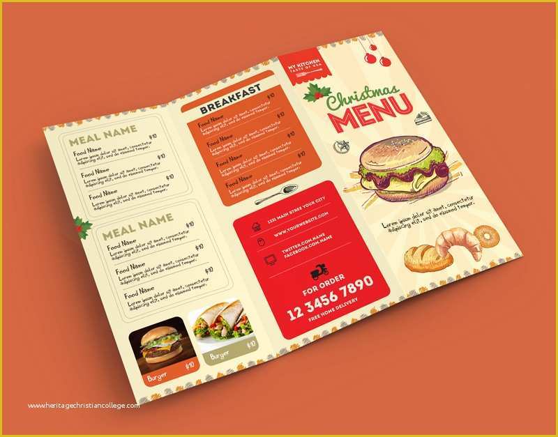 Restaurant Menu Design Templates Free Of 50 Free Psd Restaurant Flyer Menu Templates