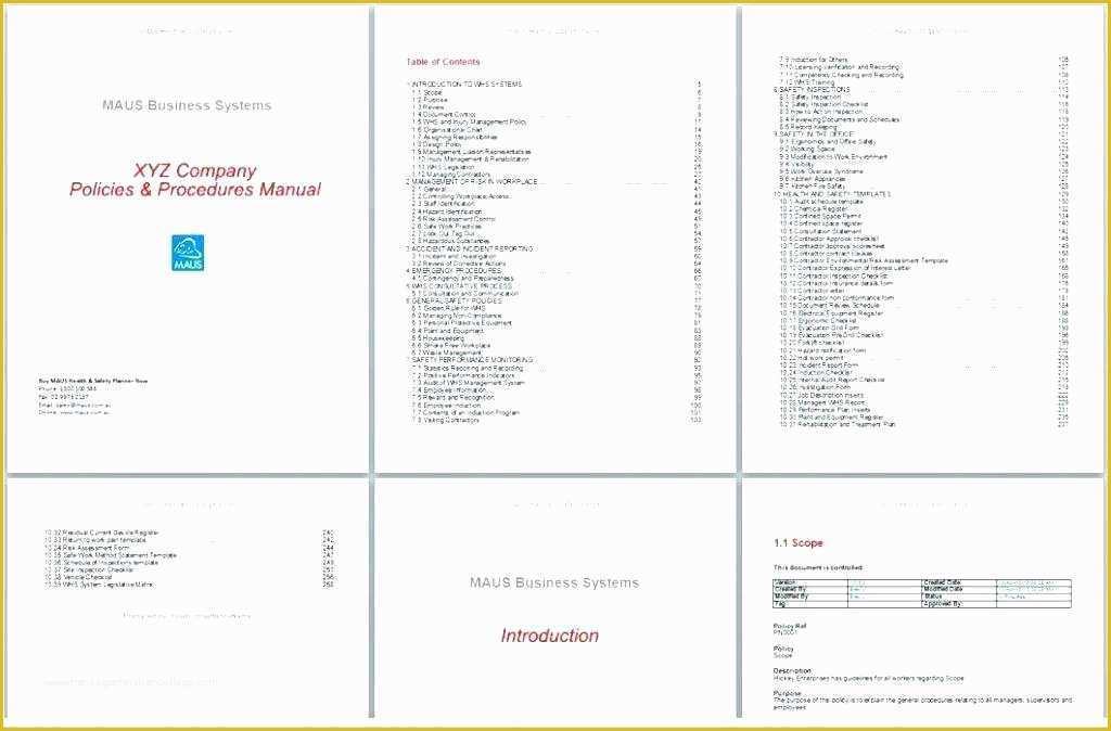 Restaurant Operations Manual Template Free Of Download Small Business Operations Manual Template Free