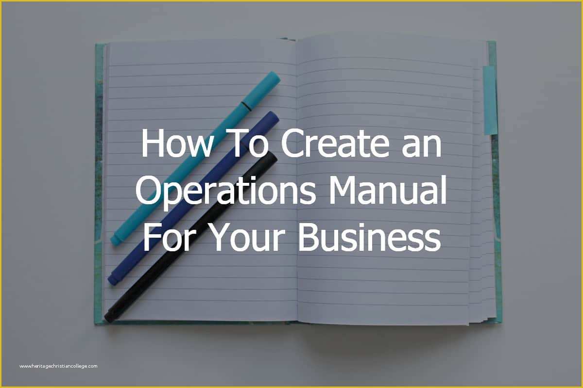 Restaurant Operations Manual Template Free Of How to Create An Operations Manual for Your Business