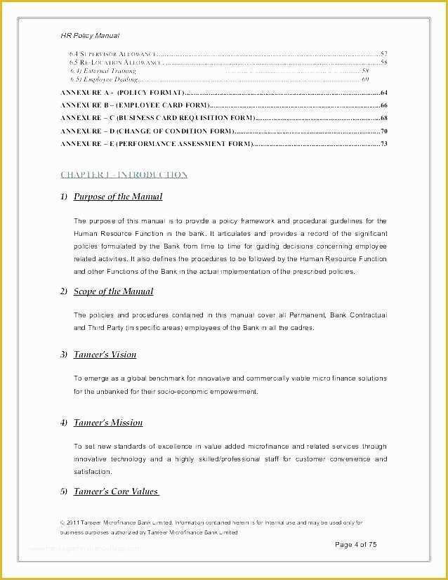 Restaurant Policy and Procedure Manual Template Free Of Free Policy and Procedure Manual Template Policies and